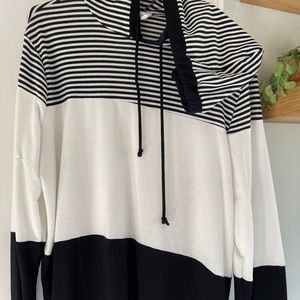 Striped hoodie